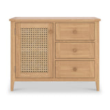 Albany Oak Rattan Small Sideboard from Roseland Furniture