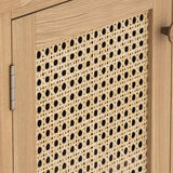 Albany Oak Rattan Large Sideboard from Roseland Furniture