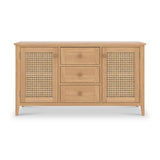 Albany Oak Rattan Large Sideboard from Roseland Furniture