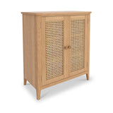 Albany Oak Rattan Small Cupboard from Roseland Furniture