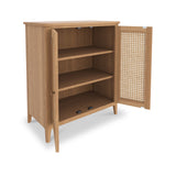 Albany Oak Rattan Small Cupboard from Roseland Furniture