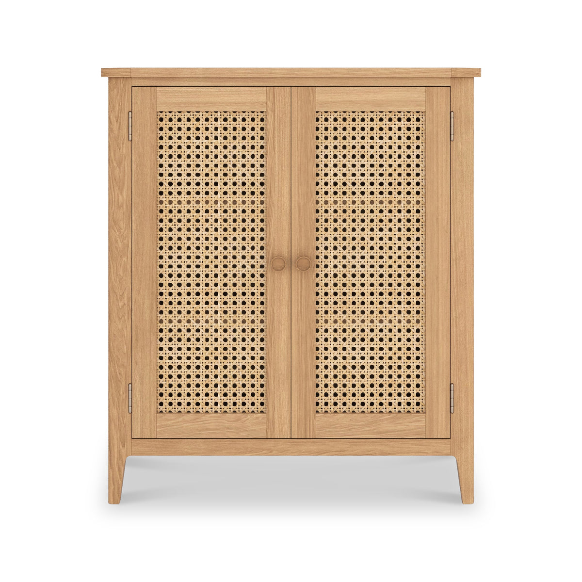 Albany Oak Rattan Small Cupboard from Roseland Furniture