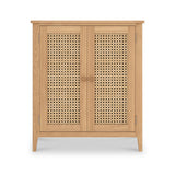 Albany Oak Rattan Small Cupboard from Roseland Furniture