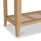 Albany Oak Rattan Console Table from Roseland Furniture