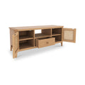 Albany Oak Rattan 120cm TV Unit from Roseland Furniture