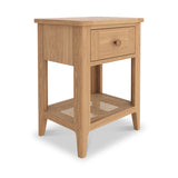 Albany Oak Rattan Lamp Table from Roseland Furniture