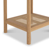 Albany Oak Rattan Side Table from Roseland Furniture