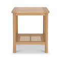 Albany Oak Rattan Side Table from Roseland Furniture