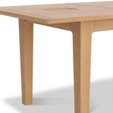 Albany Oak Rattan 140 180cm Ext Dining Table from Roseland Furniture