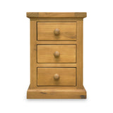 Chiswick Pine 3 Drawer Bedside from Roseland Furniture