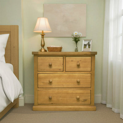 Chiswick Pine 2 over 2 Drawer Chest