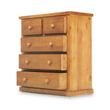 Chiswick Pine 2 Over 3 Drawer Chest from Roseland Furniture