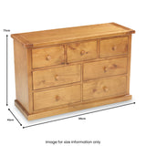 Chiswick Pine 3 Over 4 Drawer Chest dimensions