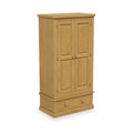 Chiswick Pine Double Wardrobe With Drawer from Roseland Furniture