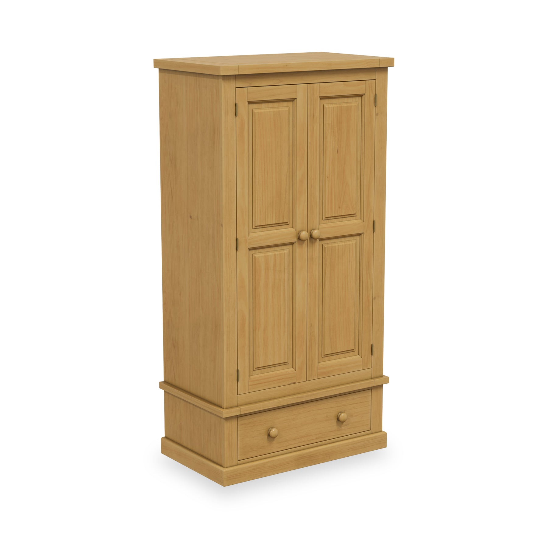 Chiswick Pine Double Wardrobe With Drawer from Roseland Furniture