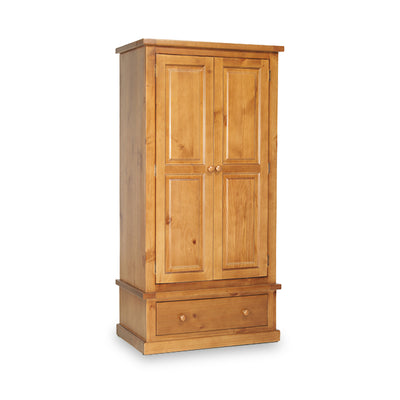 Chiswick Pine Double Wardrobe with Drawer