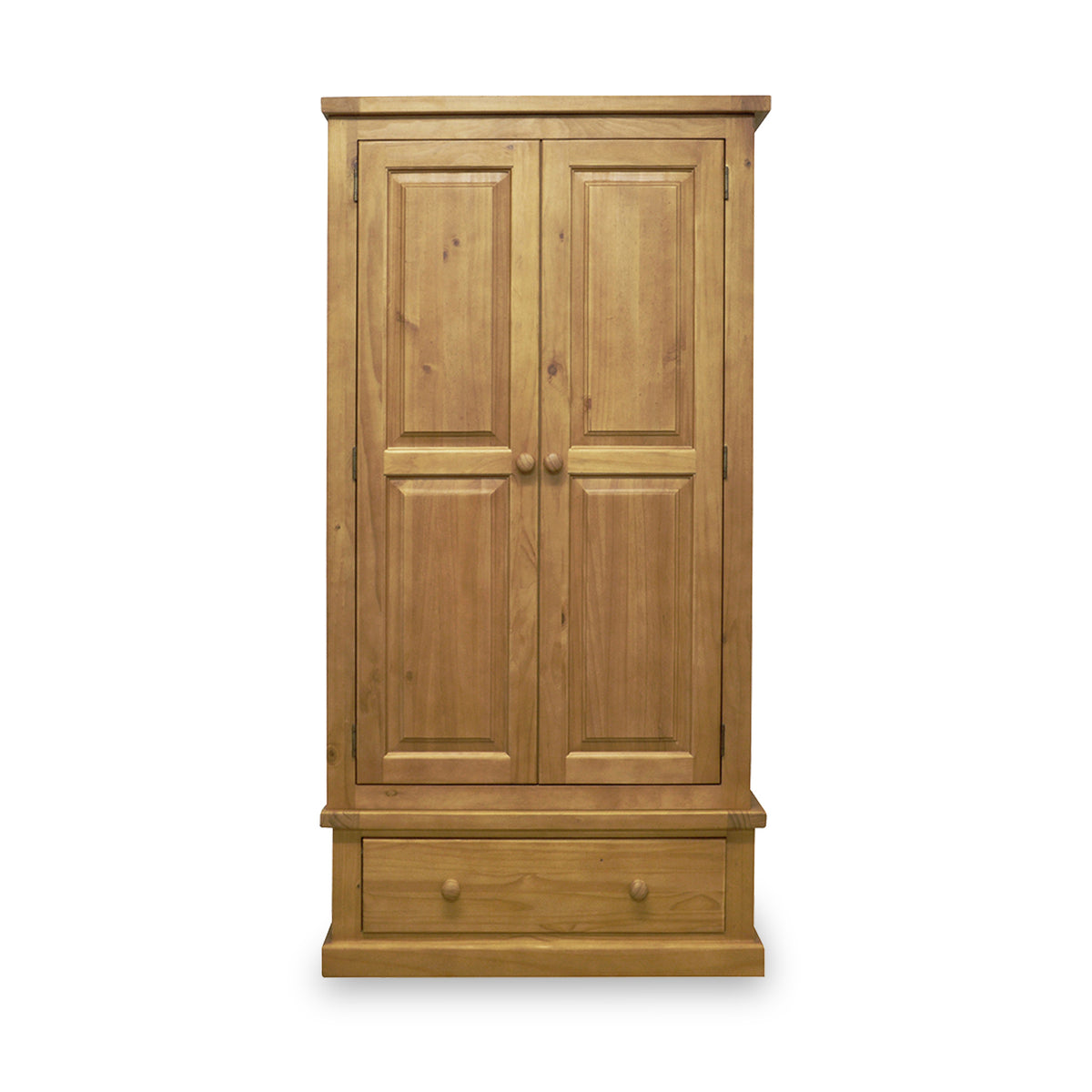 Chiswick Pine Double Wardrobe With Drawer from Roseland Furniture
