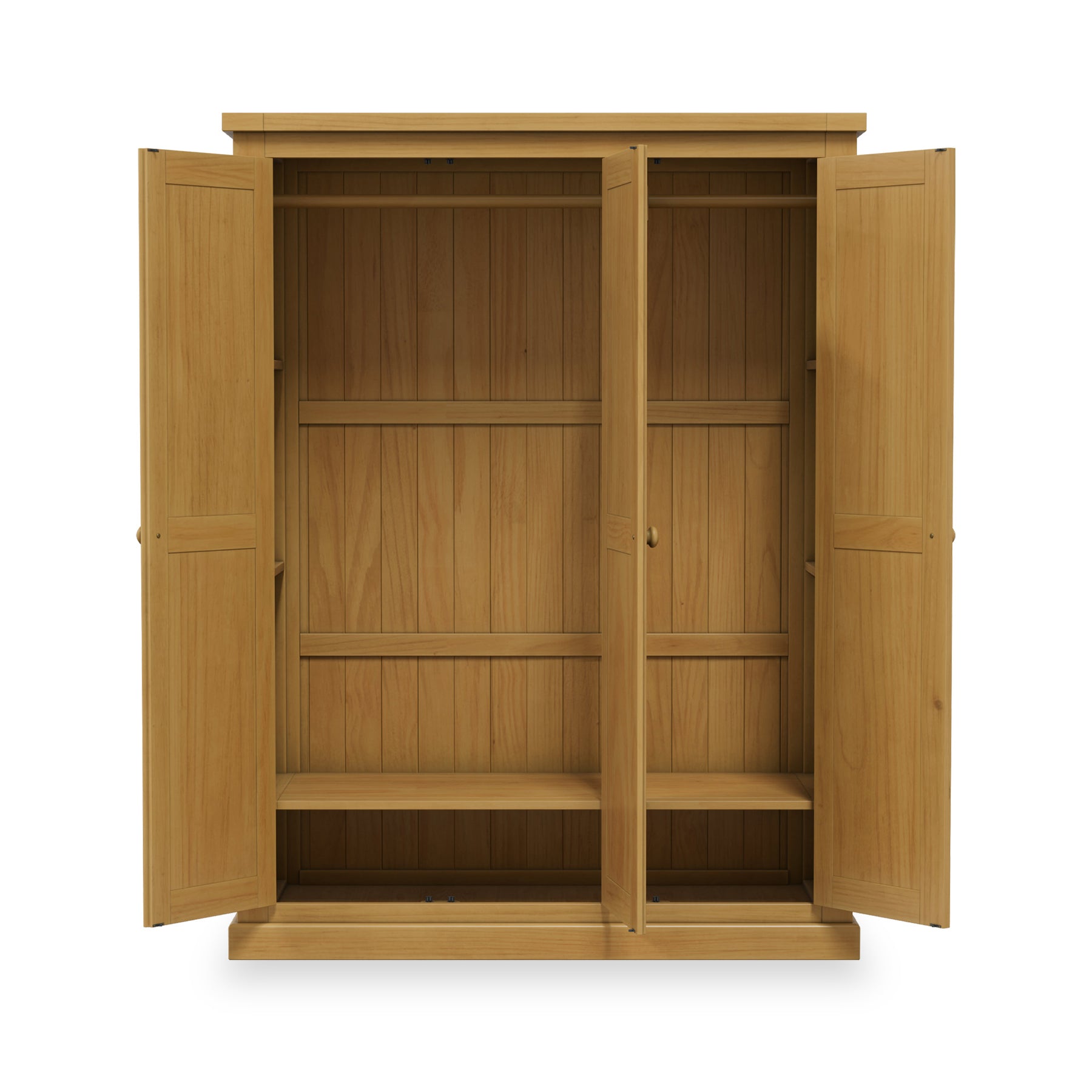 Chiswick Pine Triple Wardrobe from Roseland Furniture
