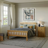 Chiswick Pine Bed Frame Single from Roseland Furniture