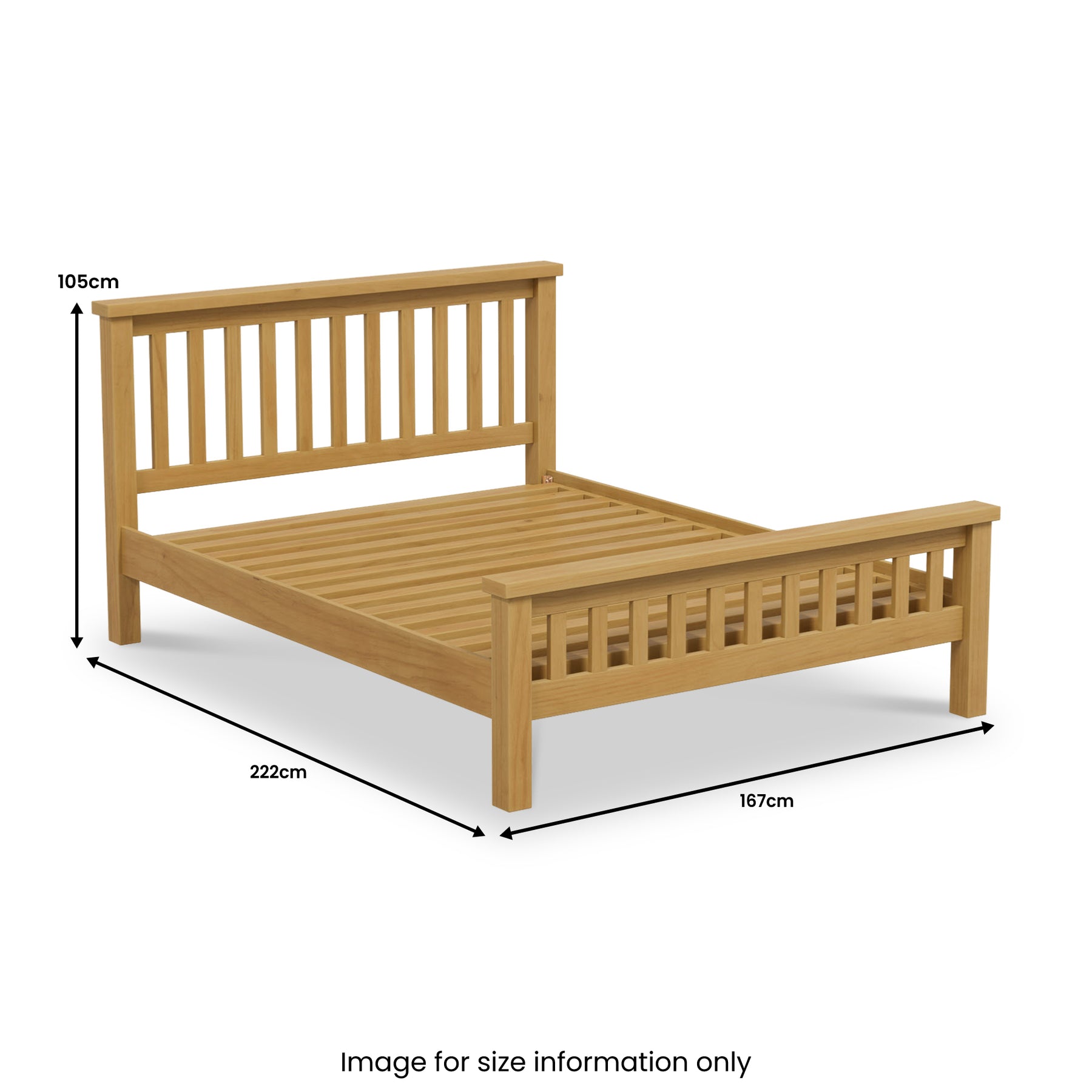 Chiswick Pine Bed Frame King from Roseland Furniture