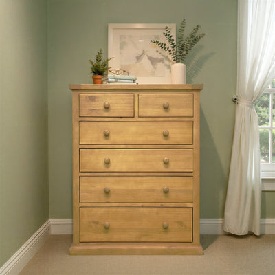 Chiswick Pine Large 2 over 4 Drawer Chest