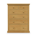 Chiswick Pine Large 2 Over 4 Drawer Chest from Roseland Furniture