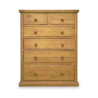 Chiswick Pine Large 2 over 4 Drawer Chest