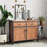 Dunstan Acacia Small Sideboard from Roseland Furniture