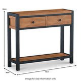 Dunstan Acacia Console Table from Roseland Furniture