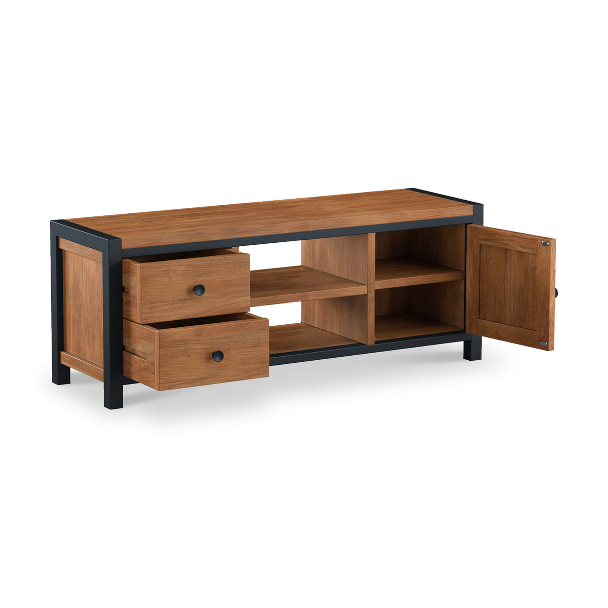 Dunstan Acacia 125cm Wide TV Unit from Roseland Furniture