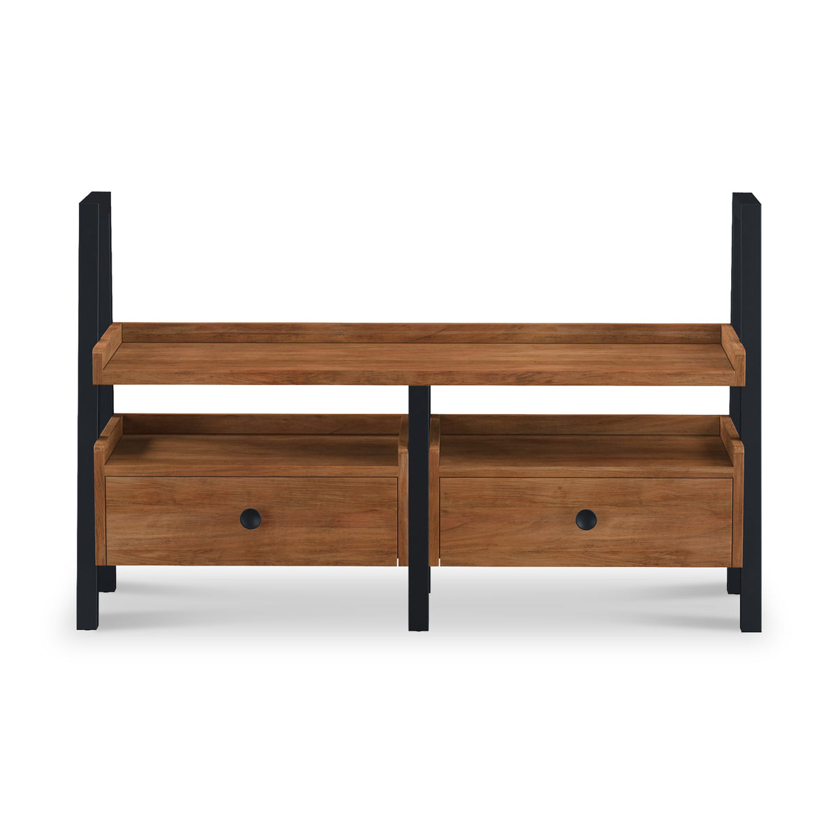 Dunstan Acacia 135cm TV Unit With Drawers from Roseland Furniture