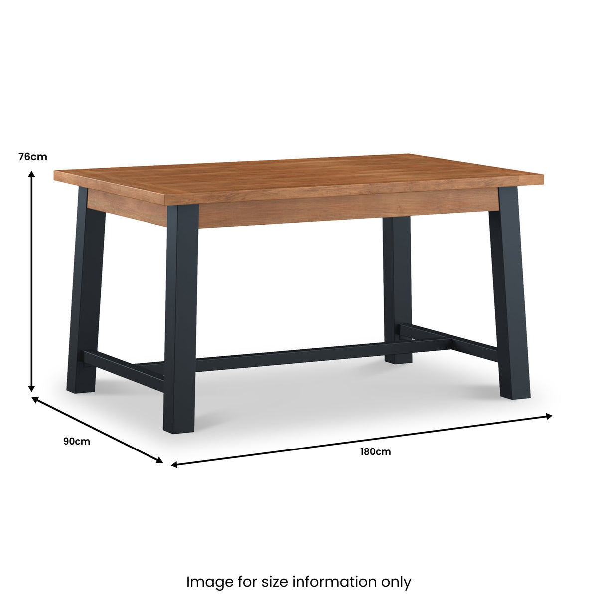 Dunstan Acacia 180cm Dining Table from Roseland Furniture