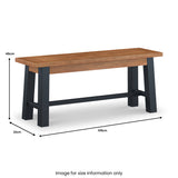 Dunstan Acacia Dining Bench from Roseland Furniture