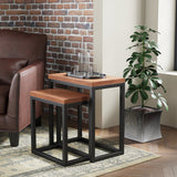 Dunstan Acacia Nest 2 Tables from Roseland Furniture