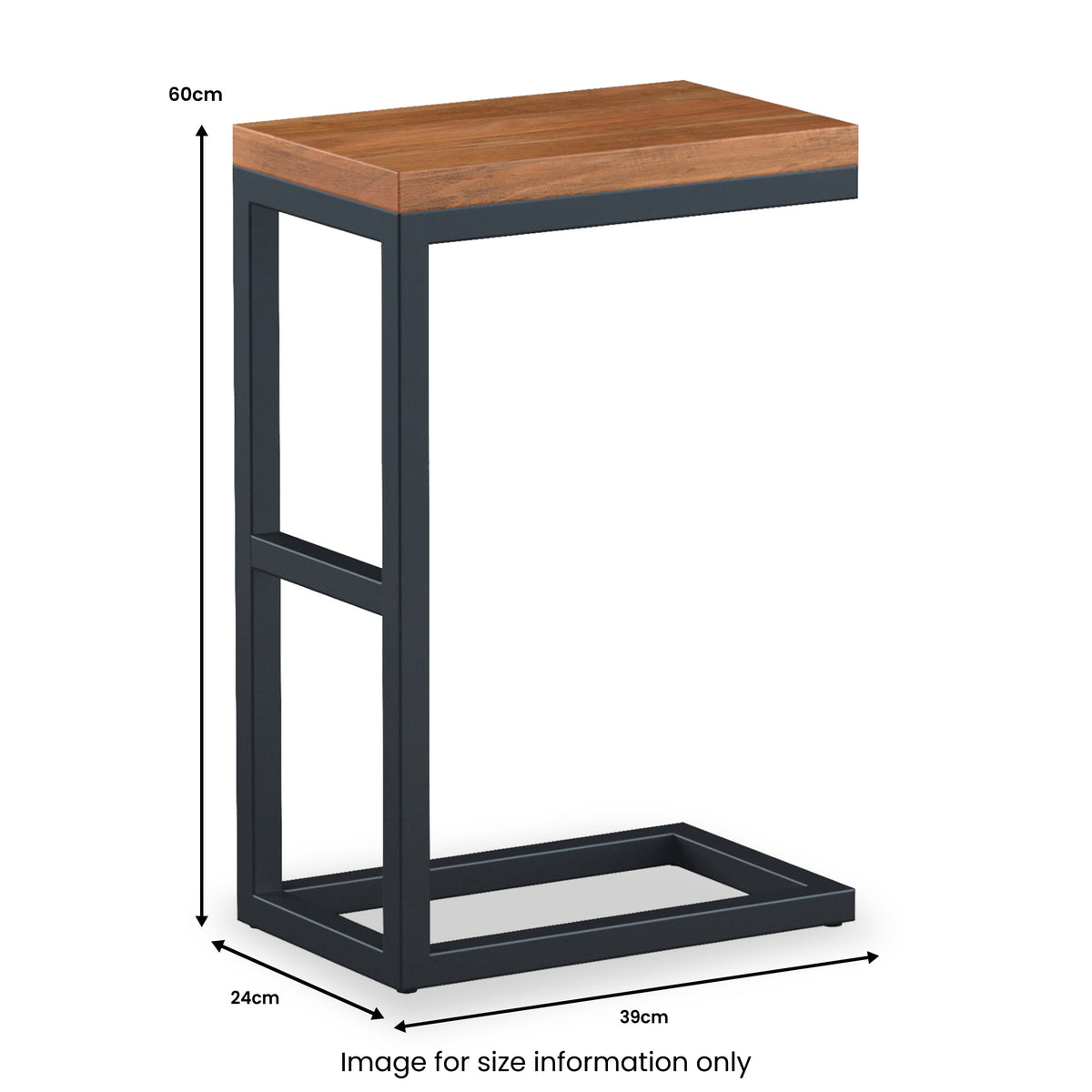 Dunstan Acacia Side Table from Roseland Furniture