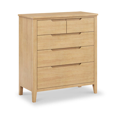 Camdale Oak 2 over 3 Drawer Chest