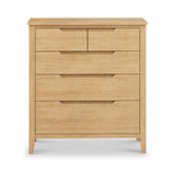 Camdale Oak 2 Over 3 Drawer Chest from Roseland Furniture