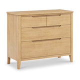 Camdale Oak 4 Drawer Wide Chest from Roseland Furniture