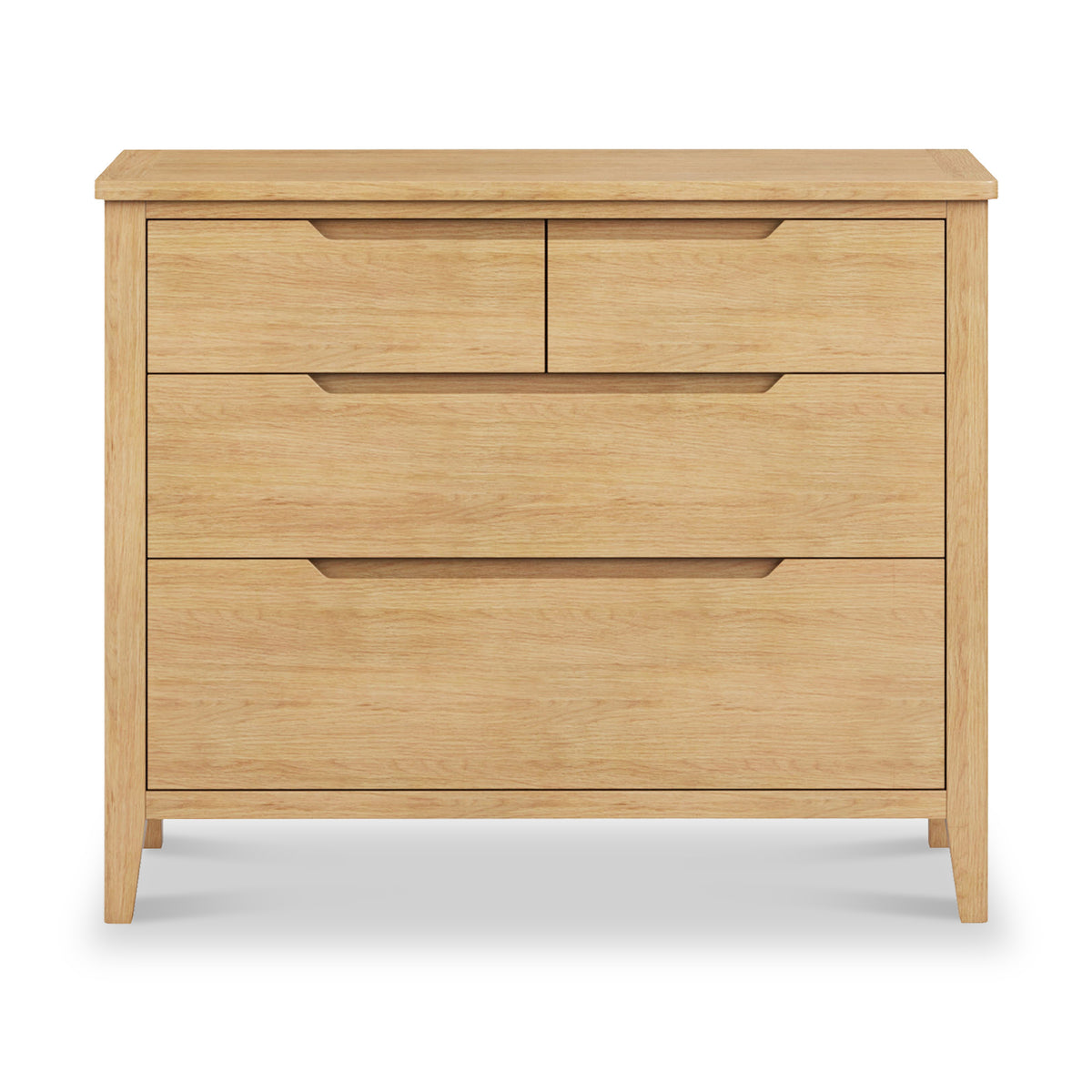 Camdale Oak 4 Drawer Wide Chest from Roseland Furniture