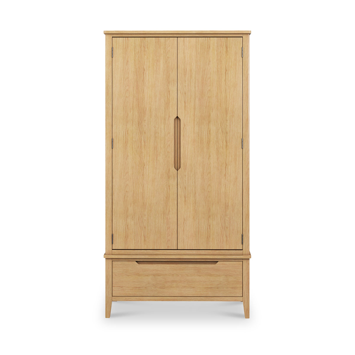 Camdale Oak Double Wardrobe w Drawer from Roseland Furniture