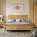 Camdale Oak Bed Frame Double from Roseland Furniture