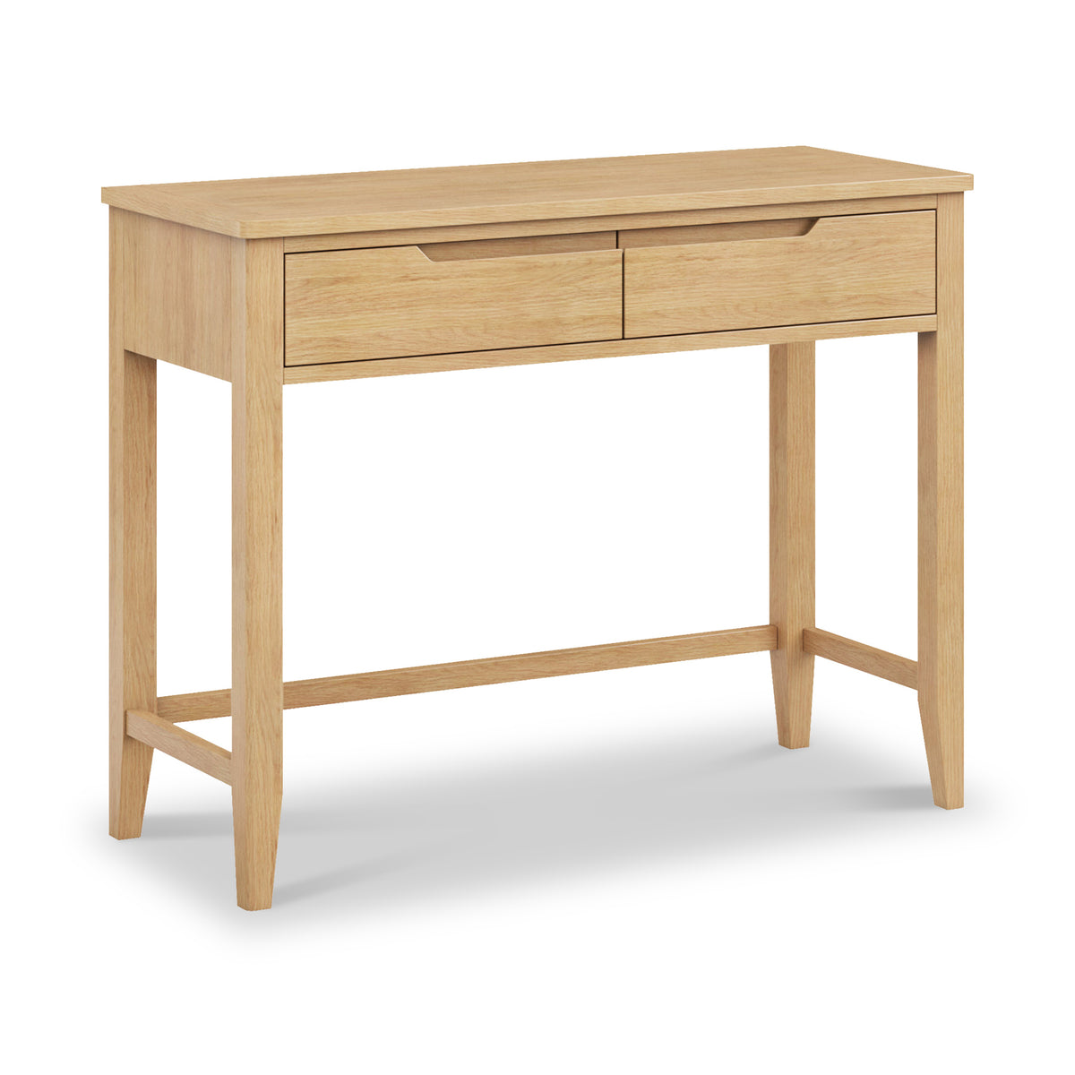 Camdale Oak 2 Drawer Dressing Table from Roseland Furniture