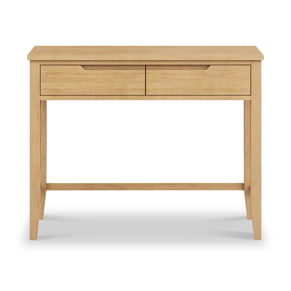 Camdale Oak 2 Drawer Dressing Table from Roseland Furniture