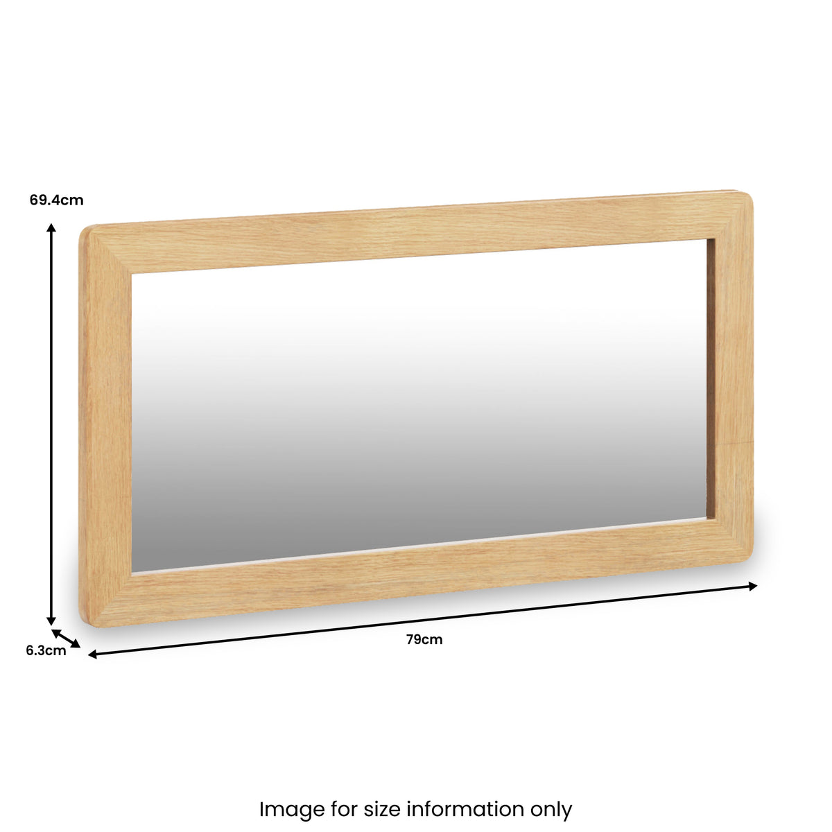 Camdale Oak Dressing Table Mirror from Roseland Furniture