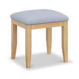 Camdale Oak Dressing Table Stool from Roseland Furniture