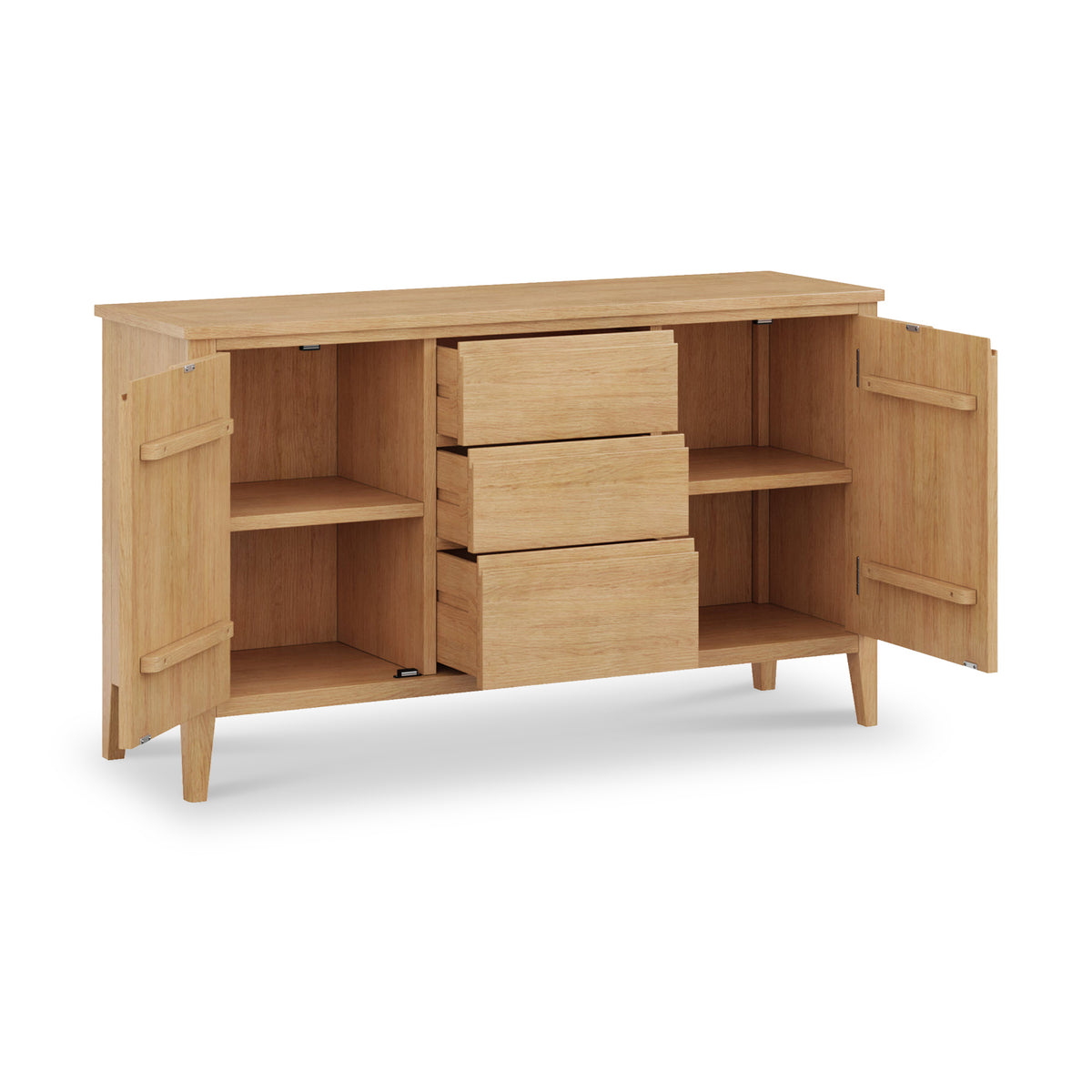 Durham Oak Large Sideboard from Roseland Furniture