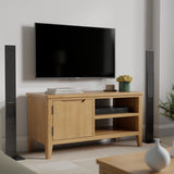 Durham Oak Small 90cm TV Unit from Roseland Furniture
