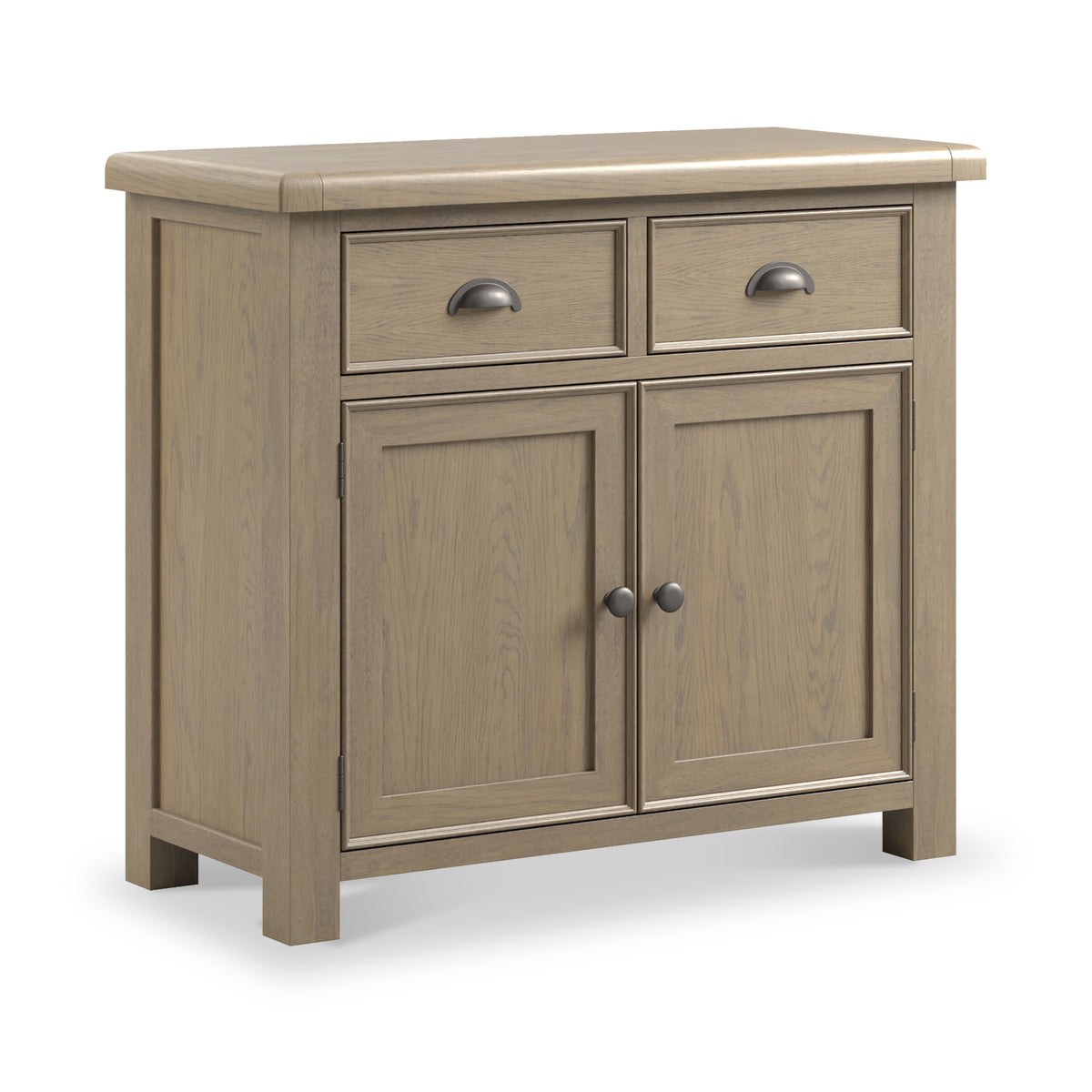 Taunton Smoked Oak Mini Sideboard 80cm from Roseland Furniture