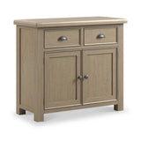 Taunton Smoked Oak Mini Sideboard 80cm from Roseland Furniture