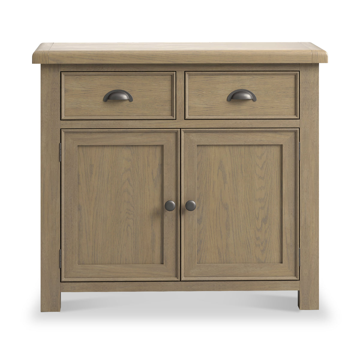 Taunton Smoked Oak Mini Sideboard 80cm from Roseland Furniture